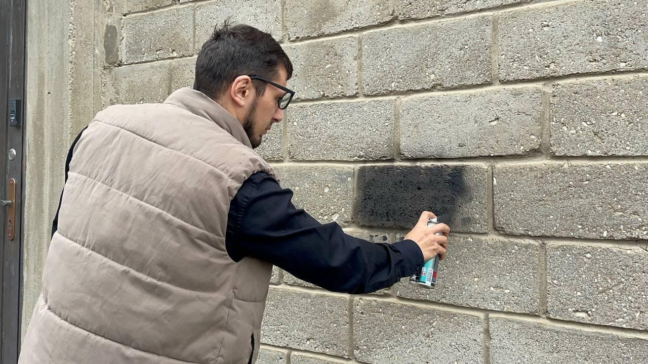 В Махачкале в рамках проекта «Закрась опасность»