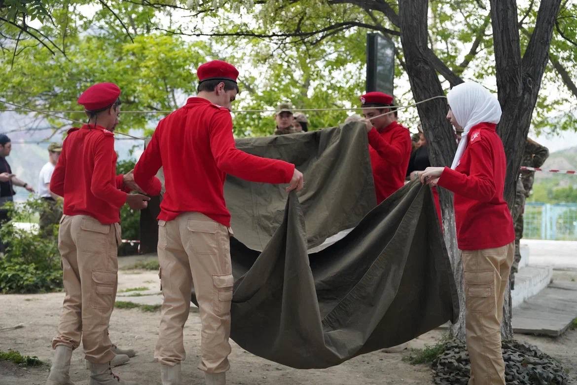 Зональный этап военно-патриотической игры «Зарница» прошел в горном округе Дагестана
