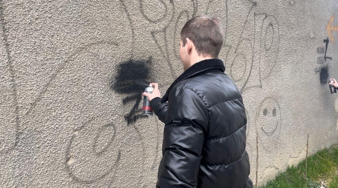 В Махачкале в рамках проекта «Закрась опасность»